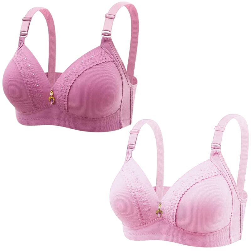 2 Sutiãs Lovegerie Push Up Support de Efeito Silicone Sem Aros